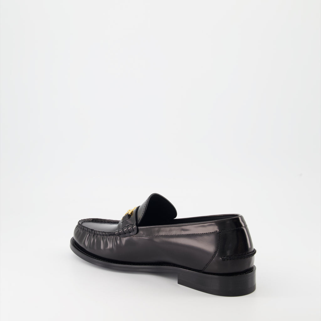 Loafer Mocassins Medusa '95 en cuir Versace Schwarz Homme