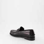 Loafer Mocassins Medusa '95 en cuir Versace Schwarz Homme