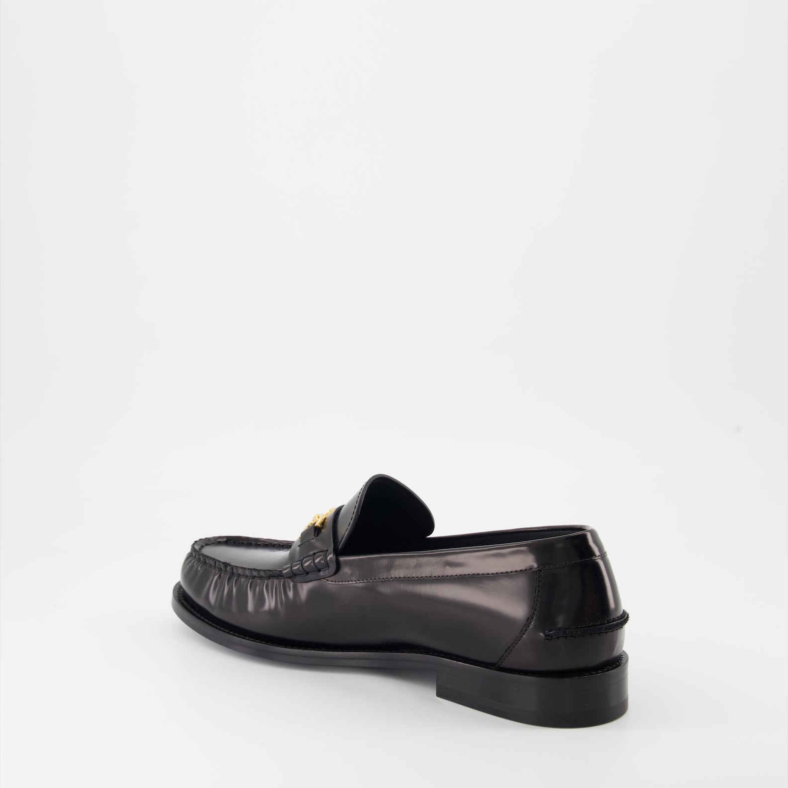 Loafer Mocassins Medusa '95 en cuir Versace Schwarz Homme