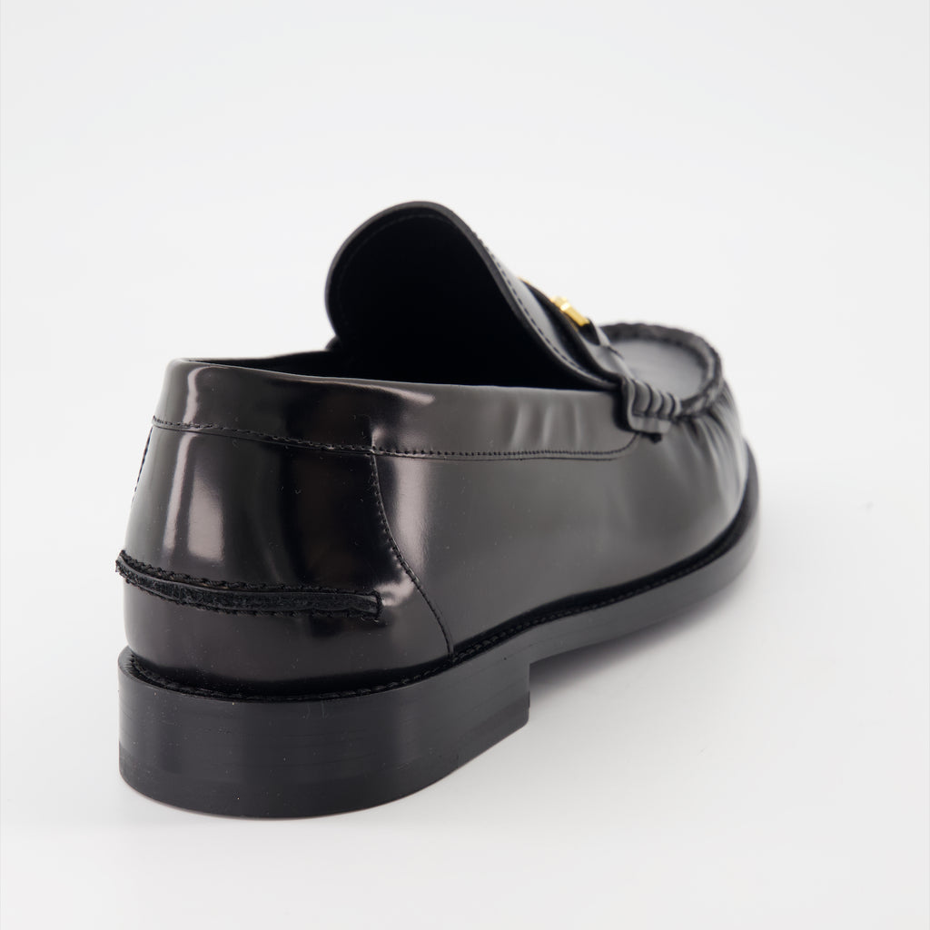 Loafer Mocassins Medusa '95 en cuir Versace Schwarz Homme
