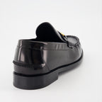 Loafer Mocassins Medusa '95 en cuir Versace Schwarz Homme