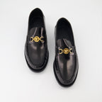 Loafer Mocassins Medusa '95 en cuir Versace Schwarz Homme