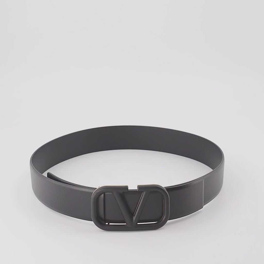 Belts Matte VLogo Signature Belt Valentino Garavani Black Women