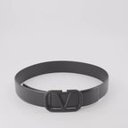 Belts Matte VLogo Signature Belt Valentino Garavani Black Women