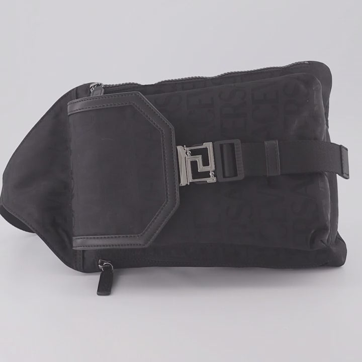 Backpacks Sling Neo Backpack Versace Black Man