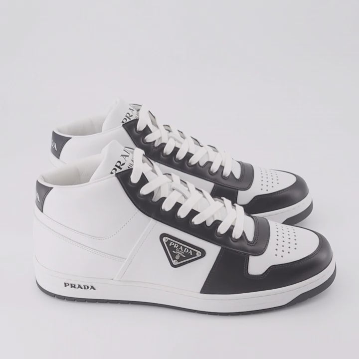 Sneaker Baskets Downtown Prada Weiß Homme