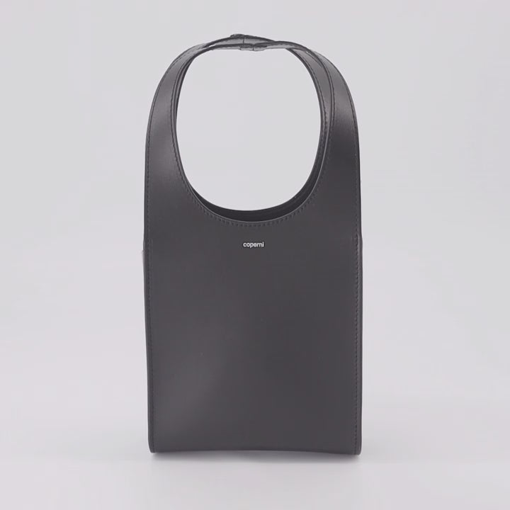 토트백 Sac cabas Swipe à bandoulière Coperni 검은색 Femme