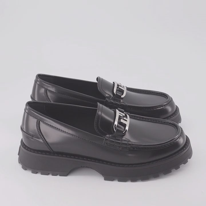 Mocassins Mocassins Fendi O'Lock Fendi Noir Homme
