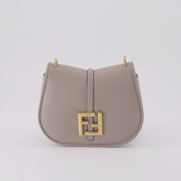 Bolsas transversais Sac C'mon mini Fendi Cinza Femme