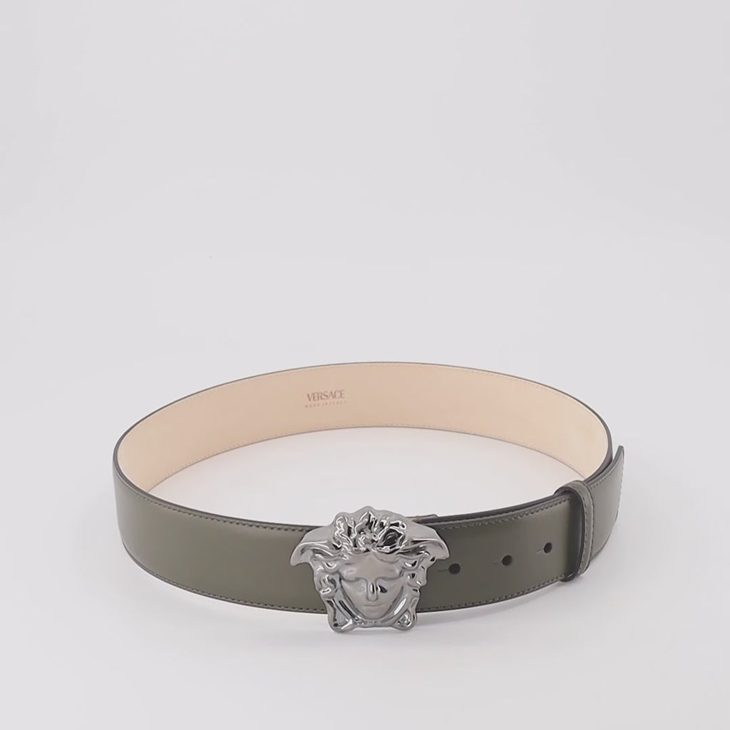 Cinturones Ceinture Medusa Versace Verde Homme