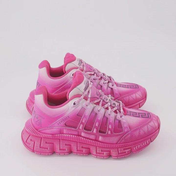 Sneaker Baskets Trigreca Versace Rosa Femme