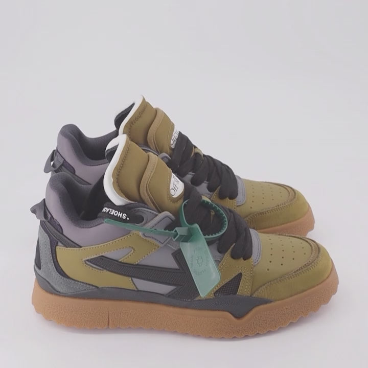 Sneakers Baskets Sponge Off-White Verde Homme