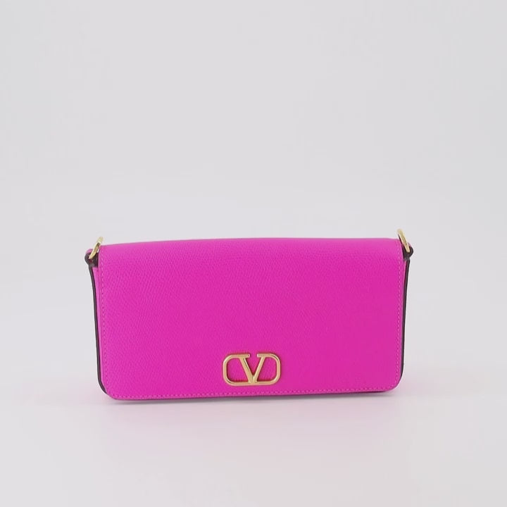 Bolsas transversais Pochette VLogo Valentino Garavani Rosa Femme