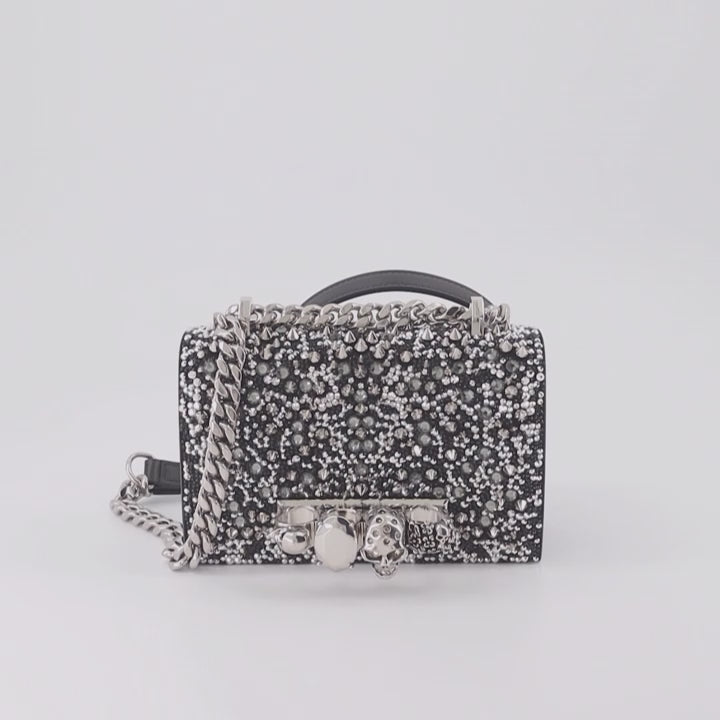 크로스백 Sac Jewelled satchel Alexander McQueen 검은색 Femme