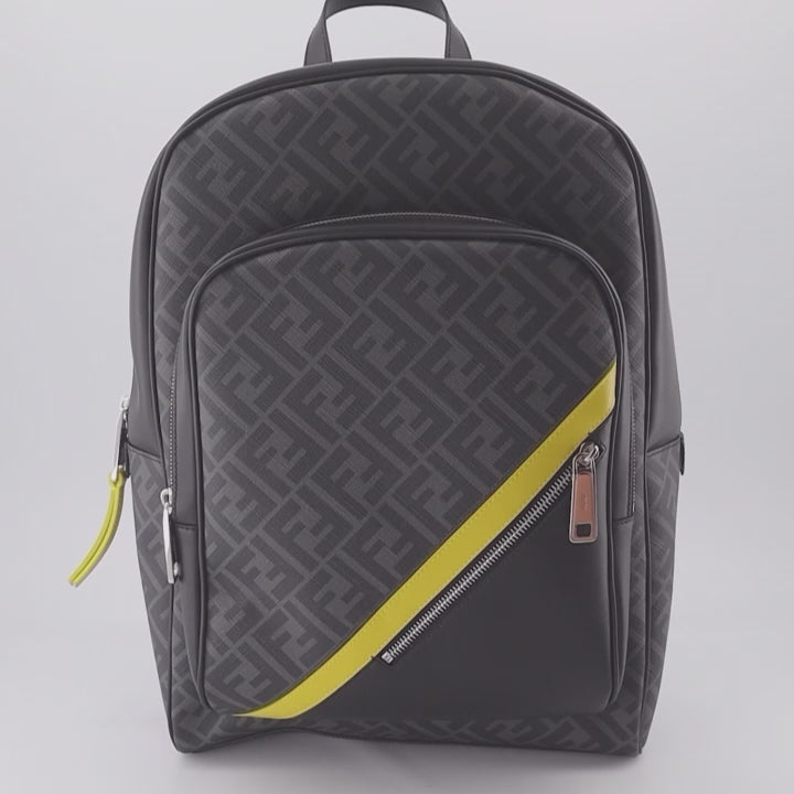 Sacs à dos Sac à dos Fendi Diagonal Fendi Noir Homme