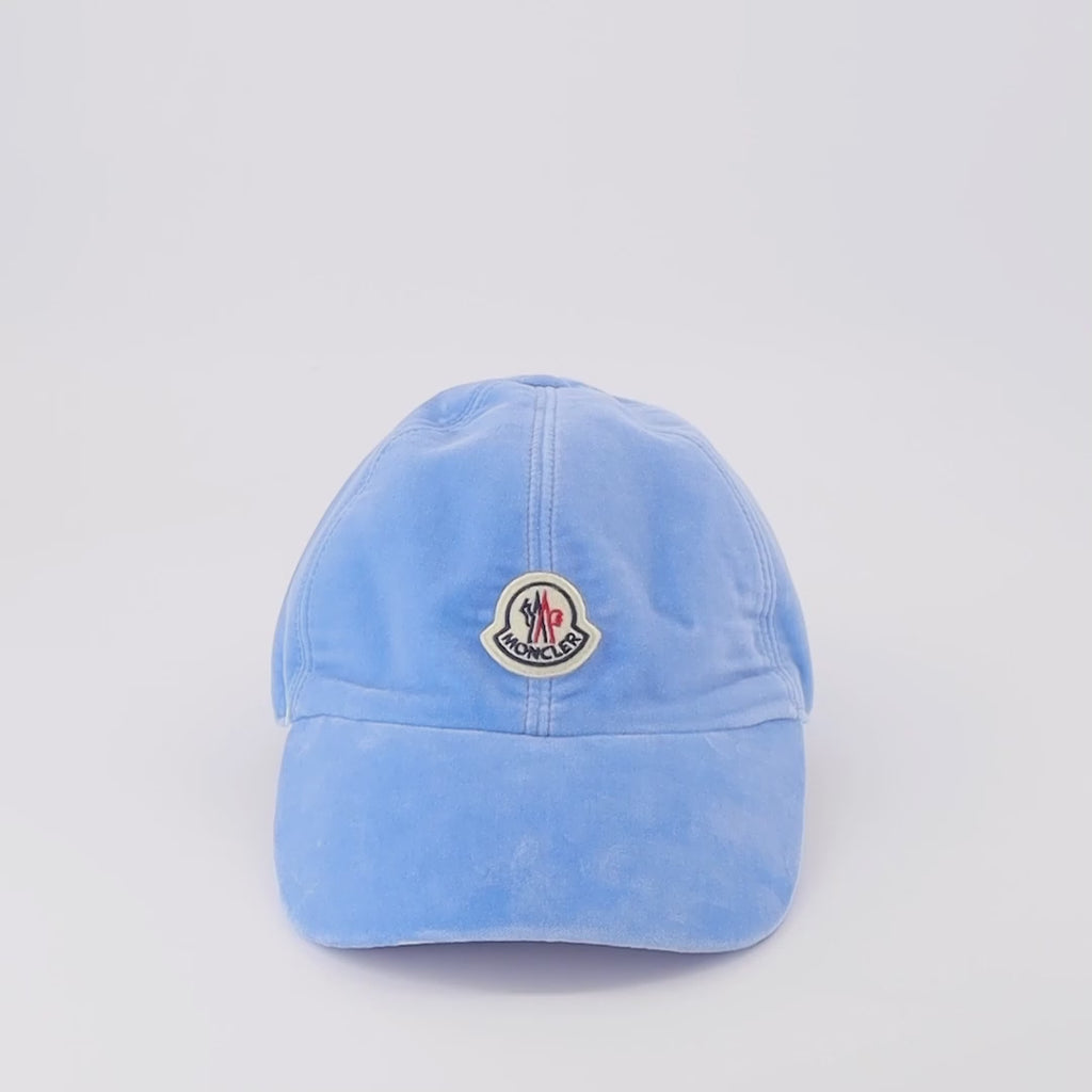 Hats, caps and beanies Velvet Cap Moncler Blue Women