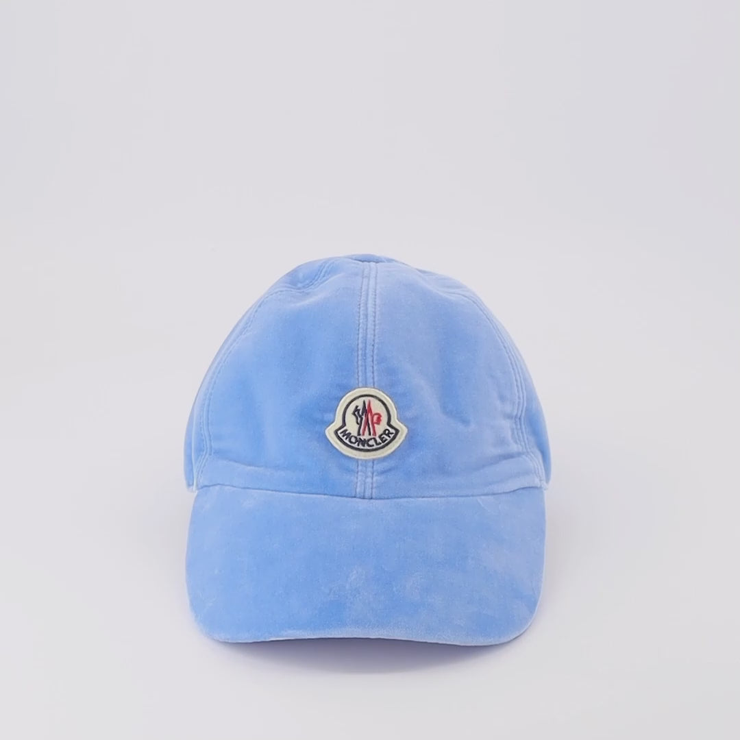 Hats, caps and beanies Velvet Cap Moncler Blue Women