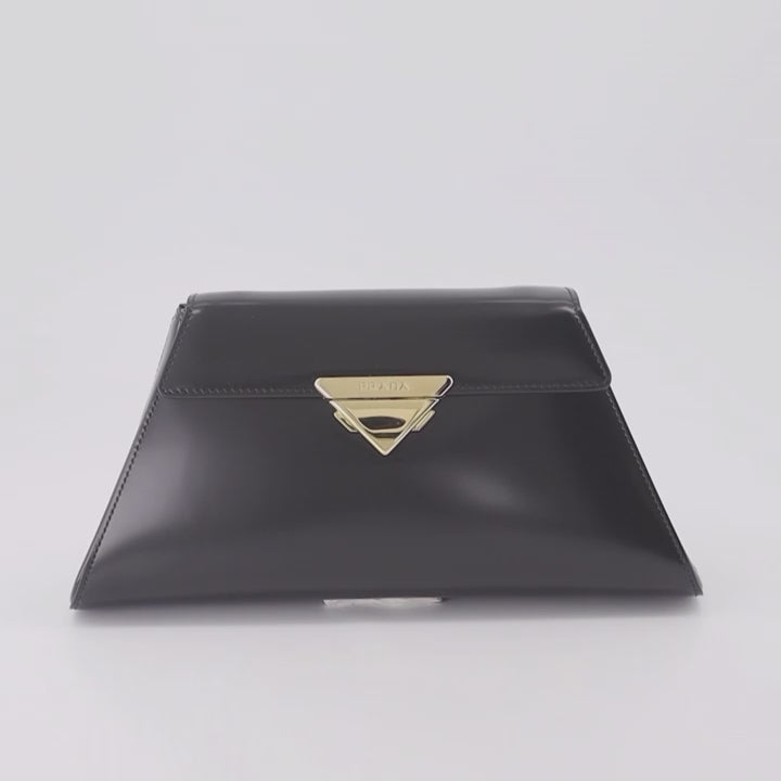 핸드백 및 숄더백 Sac à main en cuir Prada 검은색 Femme