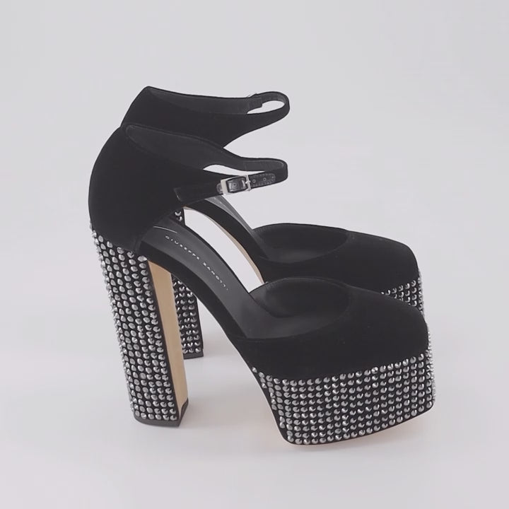 Heels Bebe Strass Pumps Giuseppe Zanotti Black Women