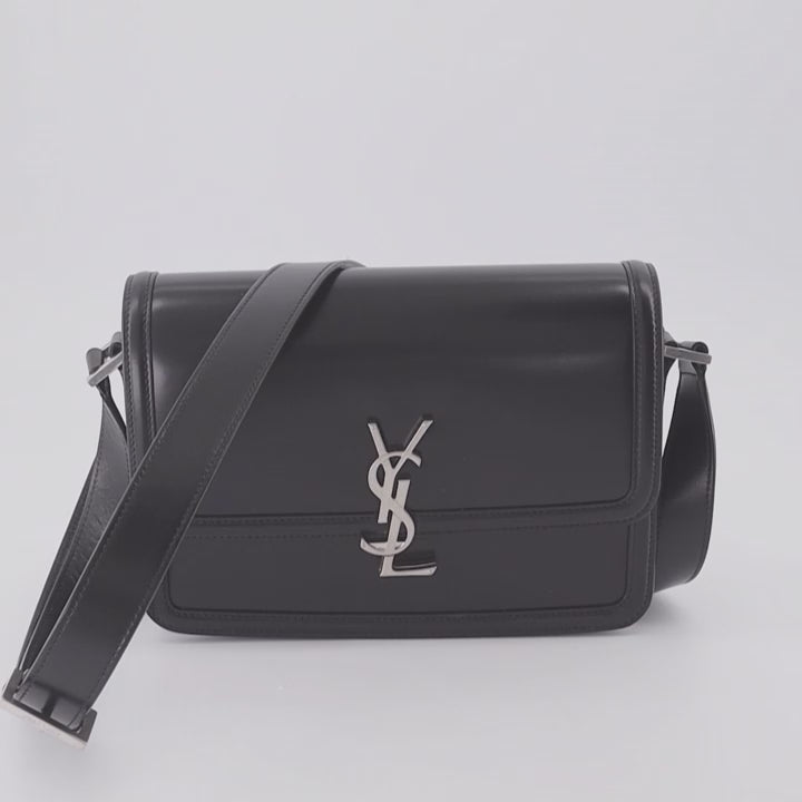 Sacs bandoulière Sac Solferino Saint Laurent Noir Homme