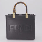 Bolsos tote Sac cabas Sunshine Fendi Negro Femme