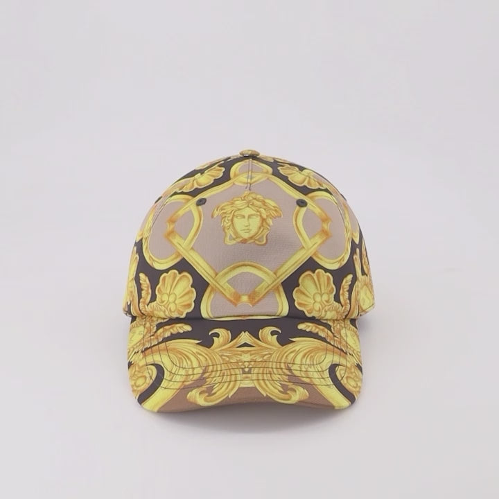 Gorras, sombreros y gorros Casquette Barocco Versace Amarillo Homme