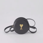 Handbags and shoulder bags Paris round bag Paris Ami PARIS Black Unisex