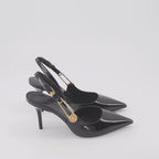 Pumps Escarpins Safety Pin Versace Schwarz Femme