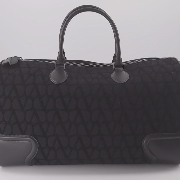 Sacs de sport et voyage Sac en toile Iconographe Valentino Garavani Noir Homme