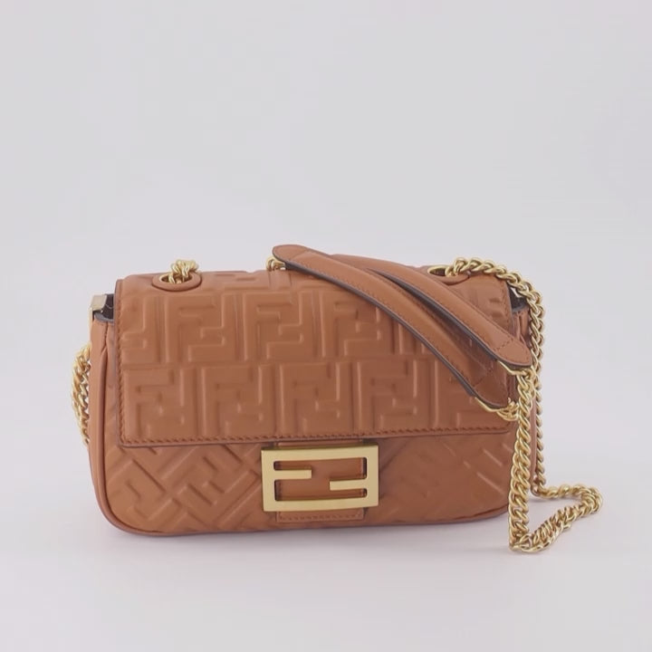 크로스백 Sac Baguette Fendi 갈색 Femme