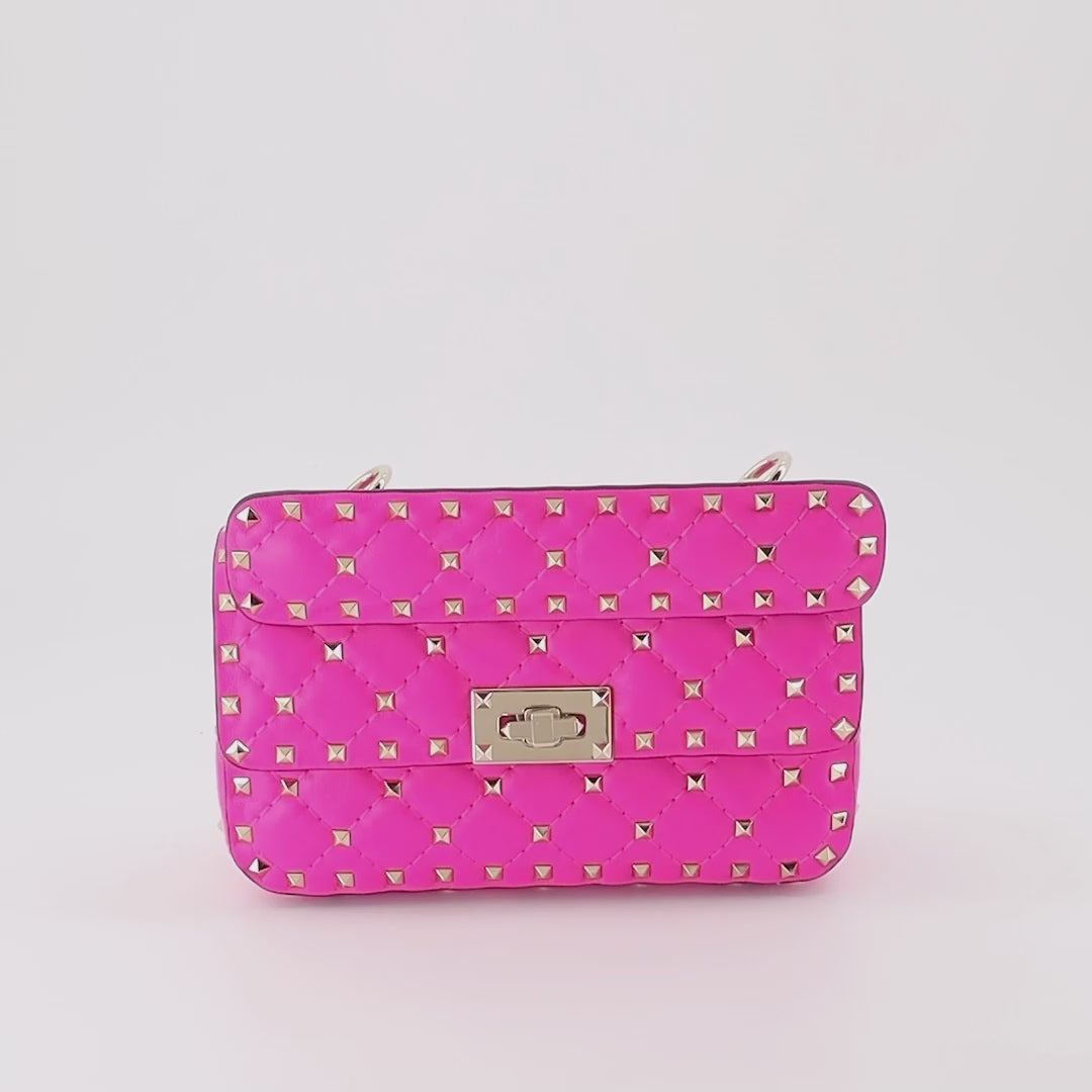 Handbags and shoulder bags Medium Rockstud Spike Bag Valentino Garavani Pink Women