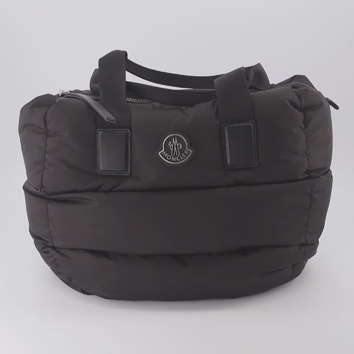 토트백 Sac Caradoc Moncler 검은색 Femme