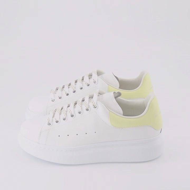 Sneaker Baskets oversize Alexander McQueen Blanco Femme