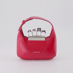 Handbags and shoulder bags Mini Jeweled hobo bag Alexander McQueen Red Women