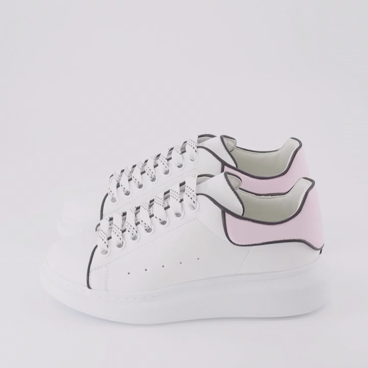 Sneaker Baskets oversize Alexander McQueen Weiß Femme