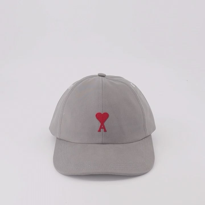 Chapeaux, casquettes et bonnets Casquette Ami de Coeur Ami PARIS Gris Unisexe