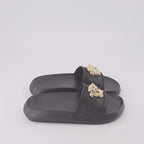 Open shoes Palazzo Slides Versace Black Women