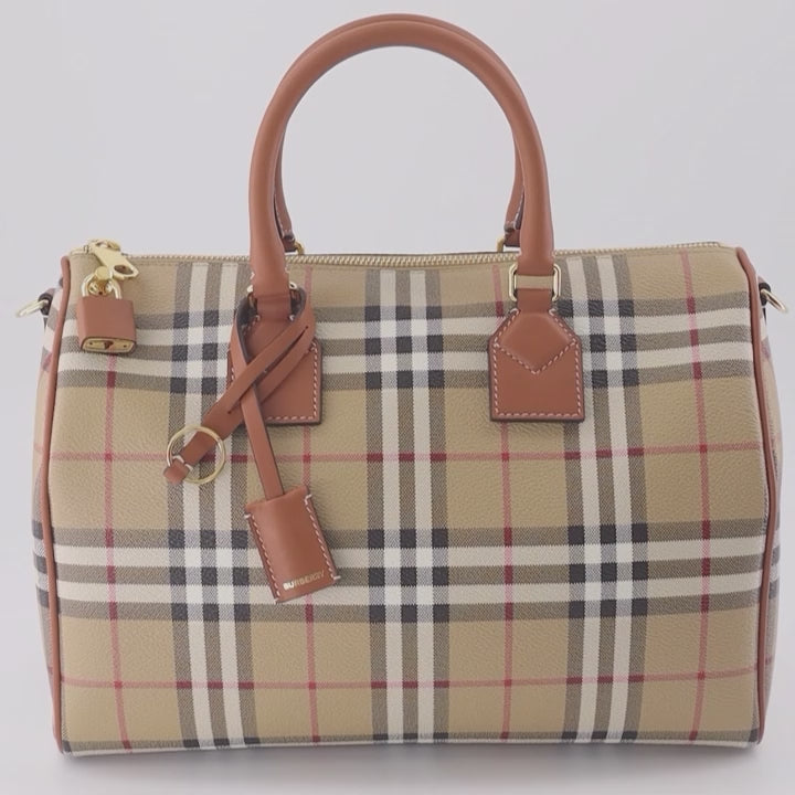 Sports and travel bags Bowling bag Burberry Beige Unisex