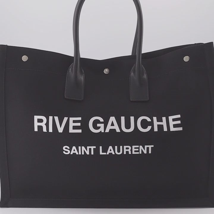 Borse tote Rive Gauche Tote Saint Laurent Nero Homme