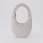 Borse a mano e a spalla Sac Swipe mini Coperni Argento Femme