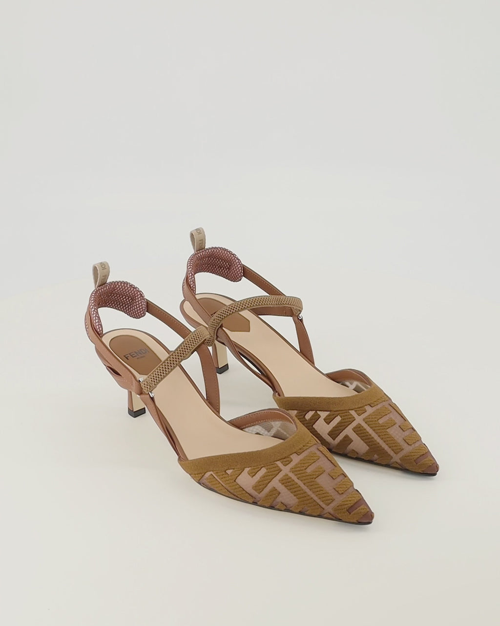 Escarpins Colibrì Lite Brown Pumps Fendi Marron Femme