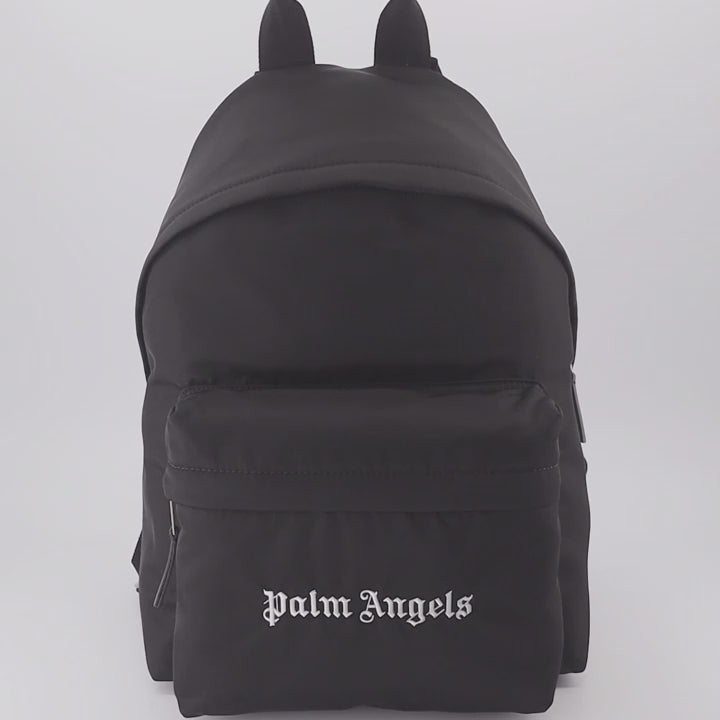 Sacs à dos Sac à dos à logo Palm Angels Noir Homme