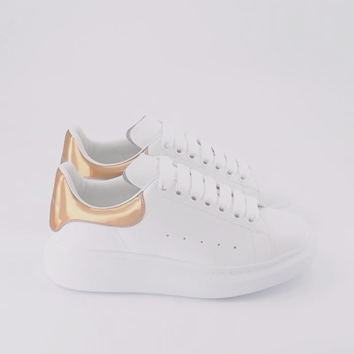 Sneaker Baskets oversize Alexander McQueen Oro Femme