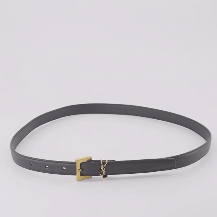 Ceintures Ceinture Cassandre Saint Laurent Noir Homme