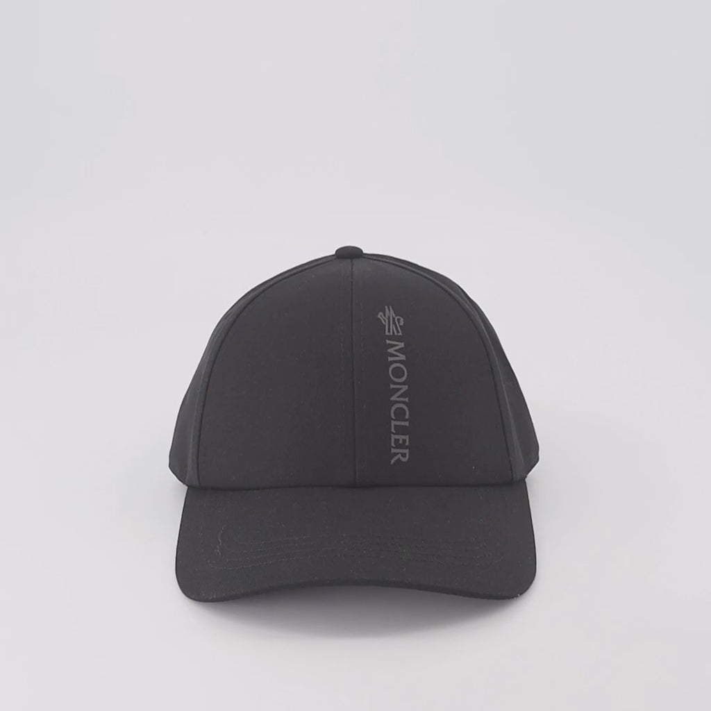 Chapeaux, casquettes et bonnets Casquette à logo Moncler Noir Homme