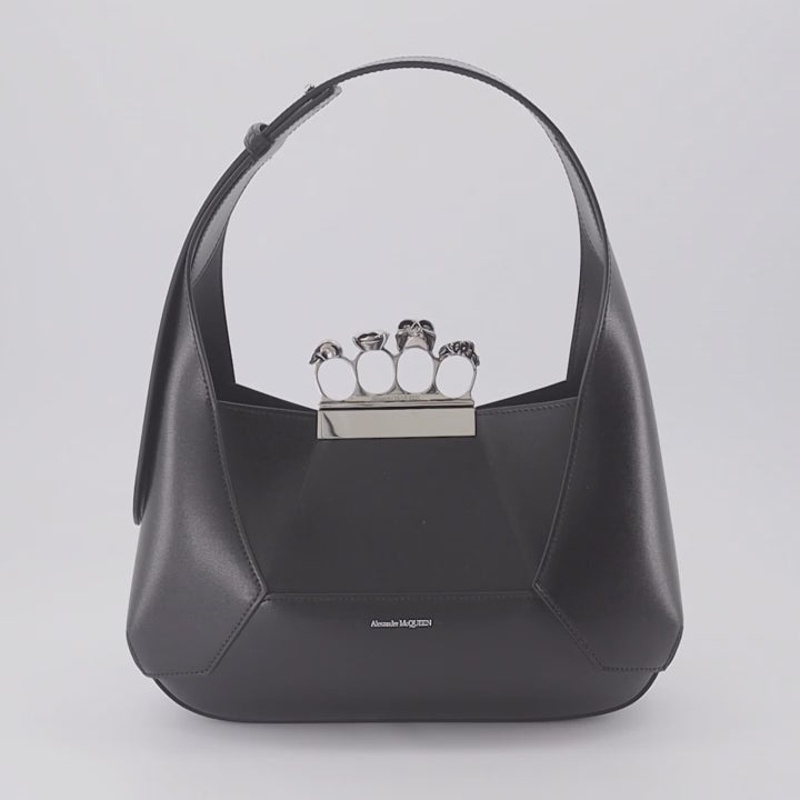 Handbags and shoulder bags Jeweled hobo bag Alexander McQueen Black Women
