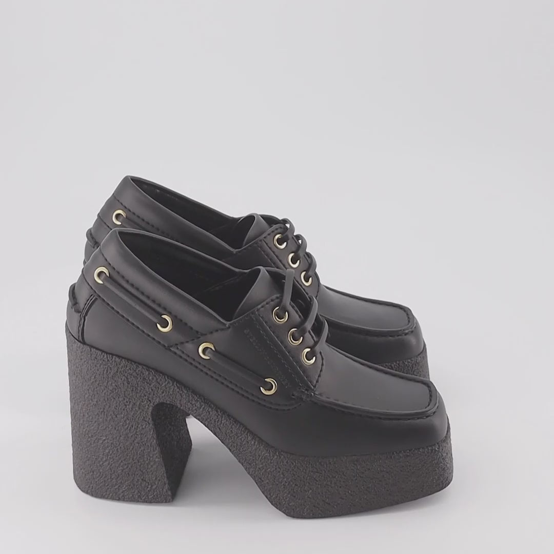 Plateauschuhe Talons à plateforme Stella McCartney Schwarz Femme