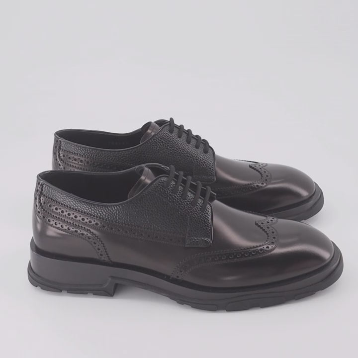 Scarpe eleganti Derbies Punk Alexander McQueen Nero Homme