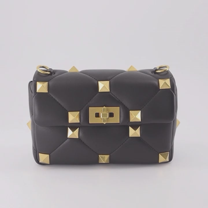 Bolsos bandolera Bolso Roman Stud Valentino Garavani Negro Femme