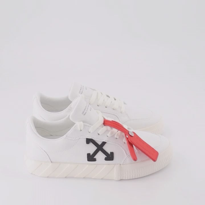 Sneaker Baskets Vulcanized Off-White Weiß Femme